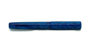 Bespoke Fountain Pen | Liquid Metal Blue by Divine Island Design | M14