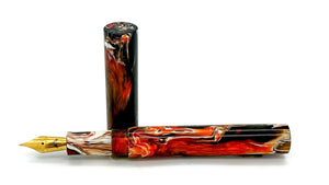 Bespoke Fountain Pen | Calico Koi by Brooks | M14
