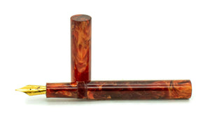 Bespoke Fountain Pen | Blood Orange by Bob Dupras | M14
