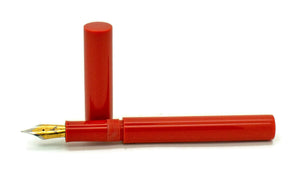Bespoke Fountain Pen | Duofold Orange Flexigran | M13