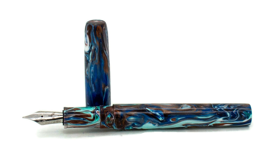 Bespoke Fountain Pen | Tsunami II by Bob Dupras  | M14