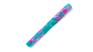 Bespoke Fountain Pen | Blue Ripple Acrylic | M13
