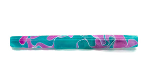 Bespoke Fountain Pen | Blue Ripple Acrylic | M13