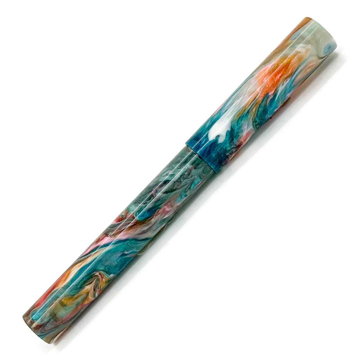Bespoke Fountain Pen | Coral Reef by TPC Blanks | M13