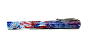 Bespoke Fountain Pen | Americana by Starry Night Resins #3 | M14